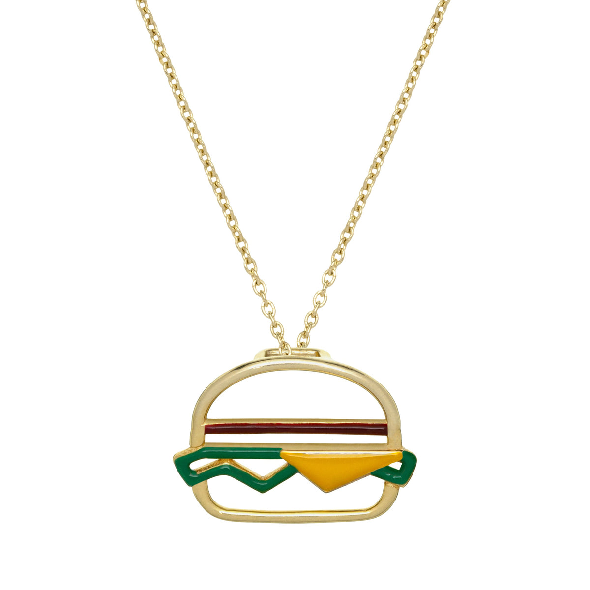 アクセサリー ALIITA Fresh Hamburger Necklace HAMBURGER ENAMEL NECKLACE – ALIITA-US