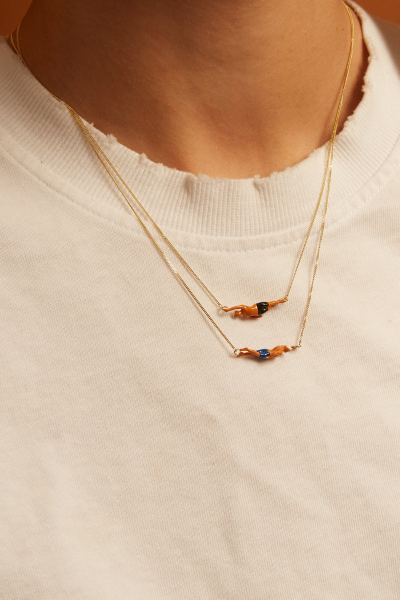 ALIITA ネックレス NADADOR NECKLACE Nadador Black Gold Necklace - ALIITA