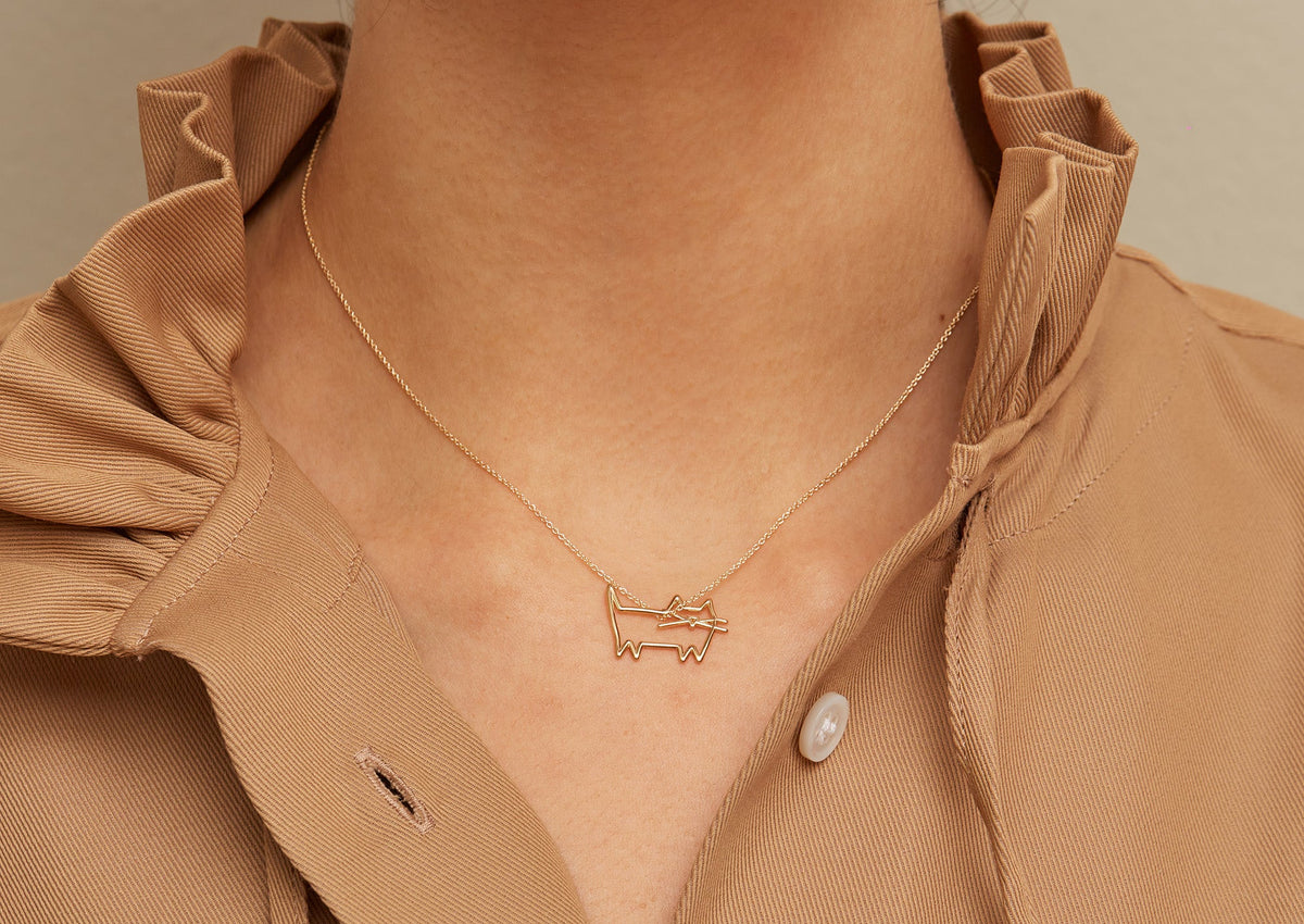 フランス発送 ALIITA ネックレス CAT NECKLACE Gato Gold Necklace - ALIITA