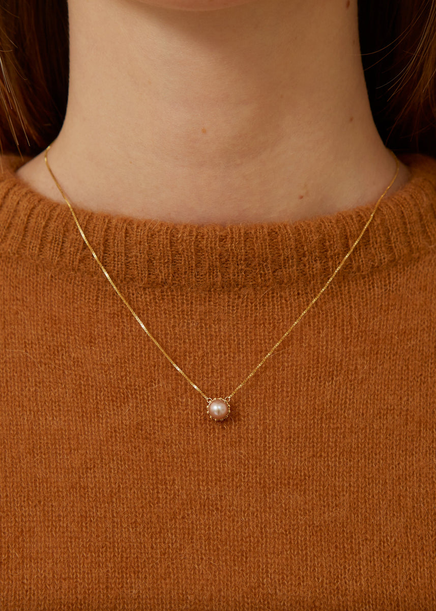 FLOR PERLA PINK NECKLACE – ALIITA-US
