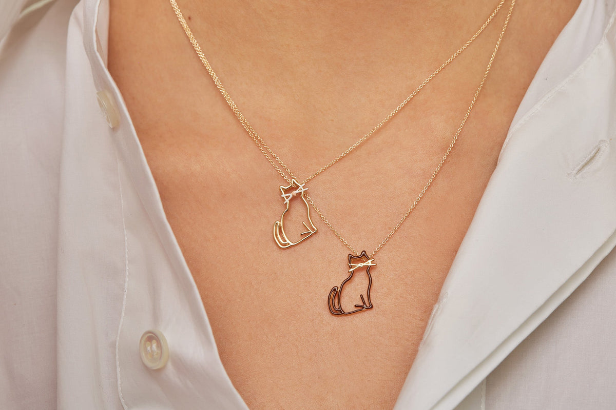 フランス発送 ALIITA ネックレス MIAU ENAMEL BIGOTES NECKLACE MIAU ENAMEL BIGOTES NECKLACE – ALIITA-US