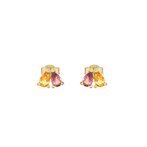 BI GOTA TOURMALINE + CITRINE EARRINGS