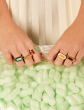 Load image into Gallery viewer, SPACE BAGUETTE MADEIRA RING

