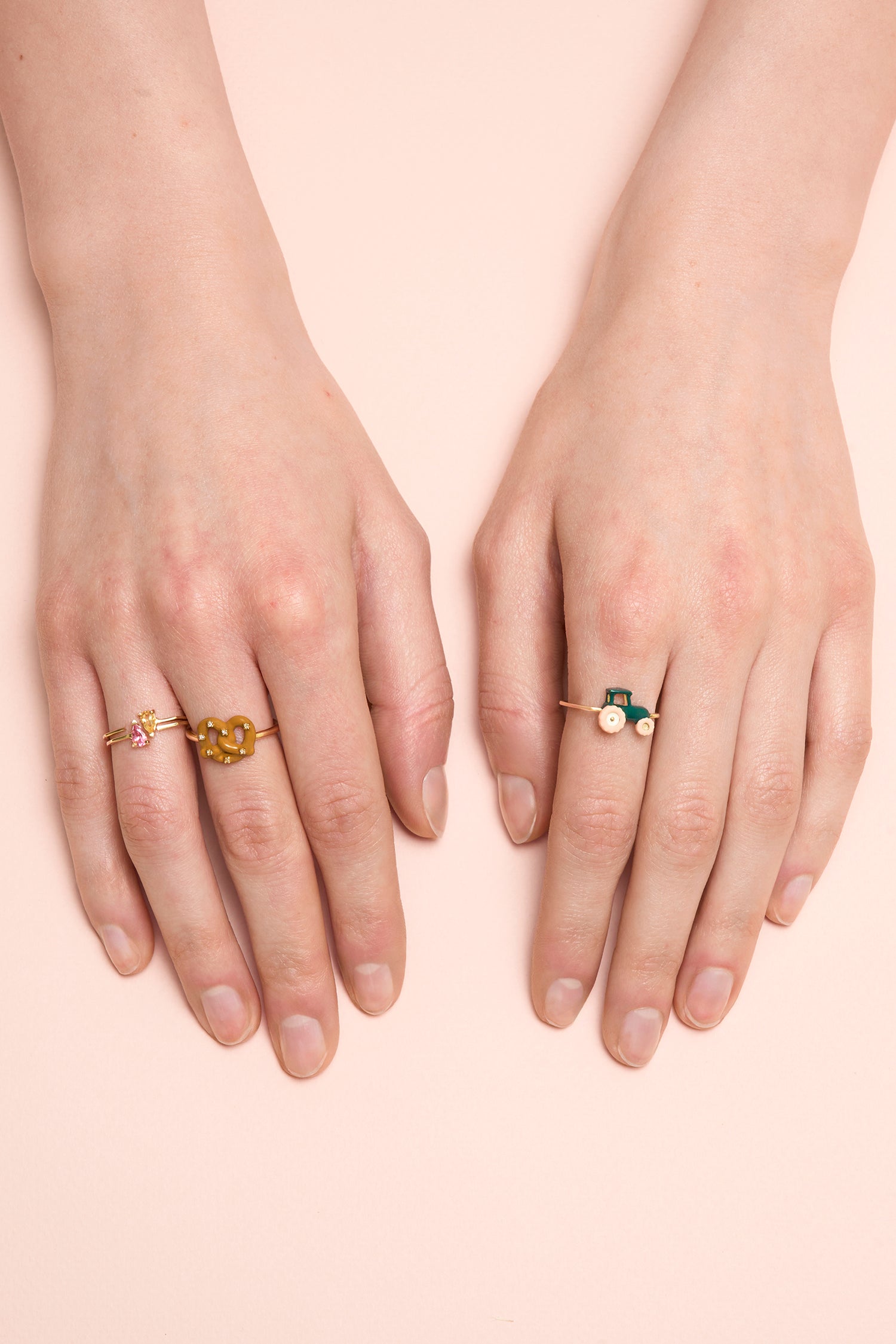 ALIITA リング TRIO FLOR PERLA RING FLOR PERLA PINK RING – ALIITA