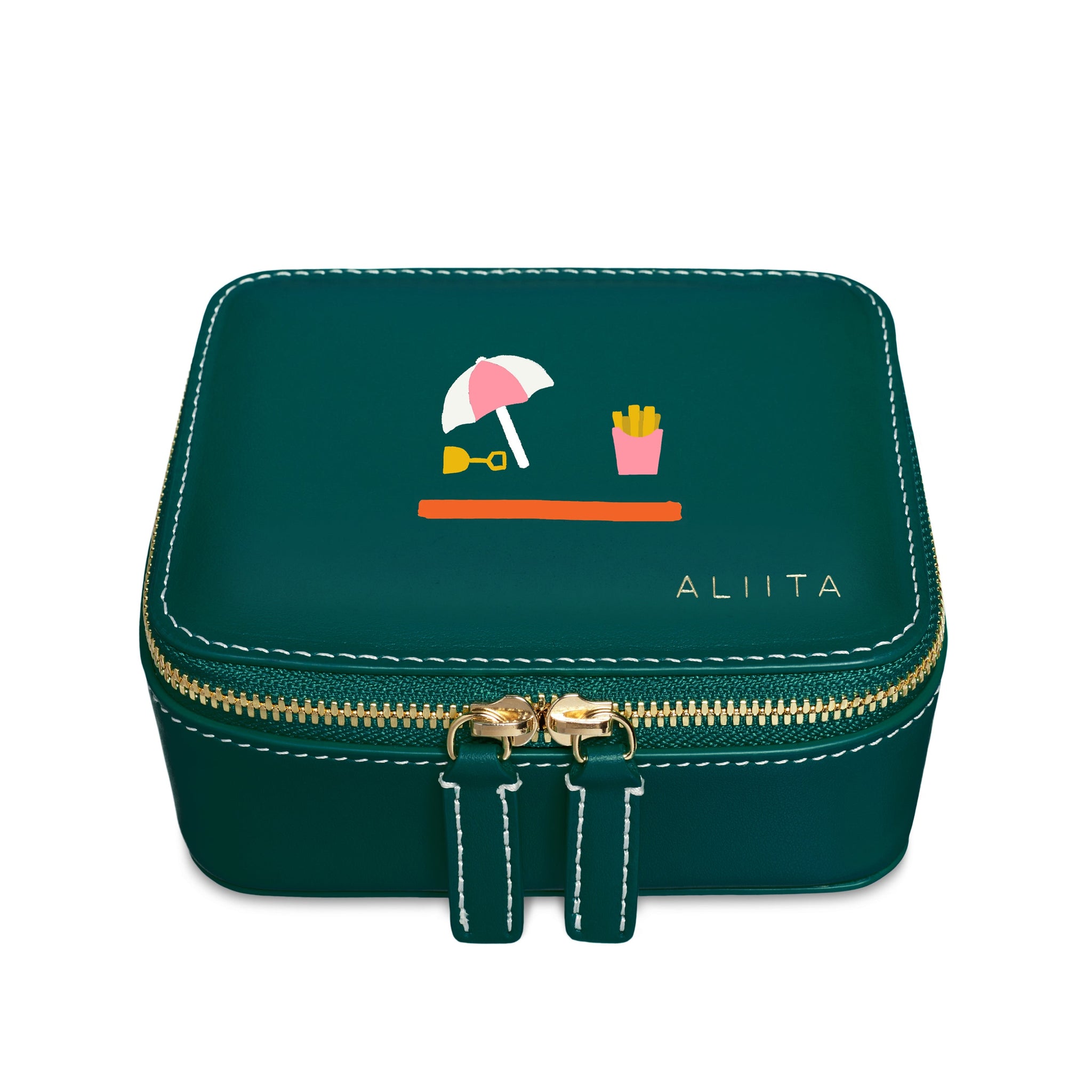 ALIITA 本革製ジュエリーボックス JEWELRY POUCH JEWELRY POUCH ROUND YELLOW – ALIITA
