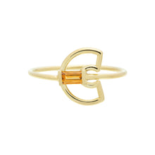 Load image into Gallery viewer, LETRA C CITRINE RING

