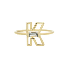 Load image into Gallery viewer, LETRA K AMETHYST RING
