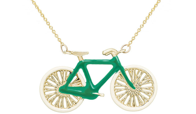 BICI PISTACHIO GREEN NECKLACE