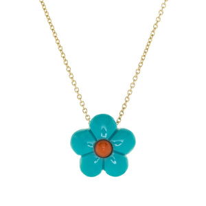 DAISY TURQUOISE NECKLACE