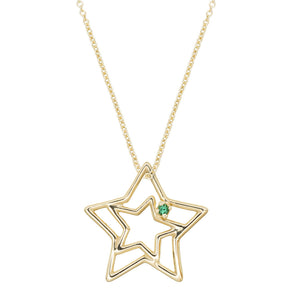 ESTRELLA ESMERALDA NECKLACE