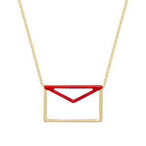 CARTA ENAMEL NECKLACE