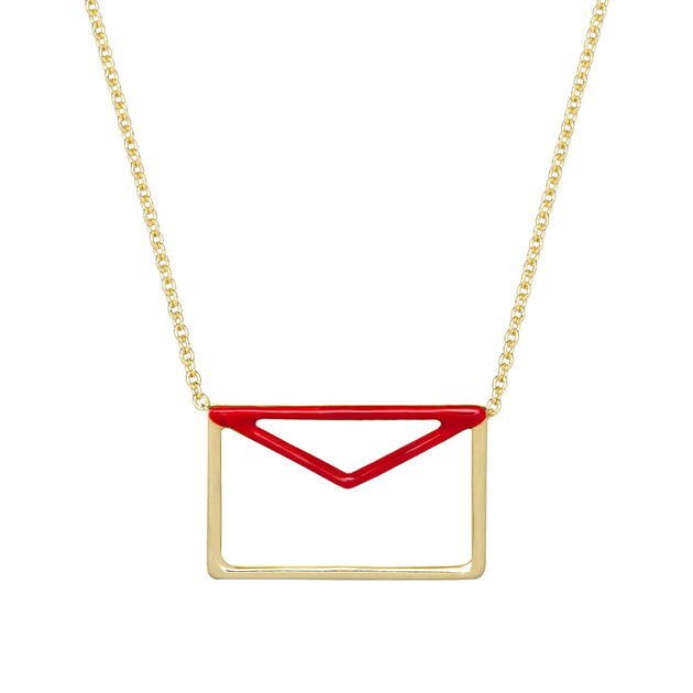 CARTA ENAMEL NECKLACE