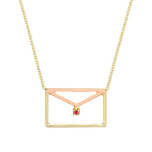 Load image into Gallery viewer, CARTA RUBI ENAMEL NECKLACE
