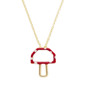 MUSHROOM RED NECKLACE