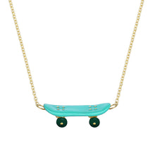 Load image into Gallery viewer, SKATE BLUE NECKLACE
