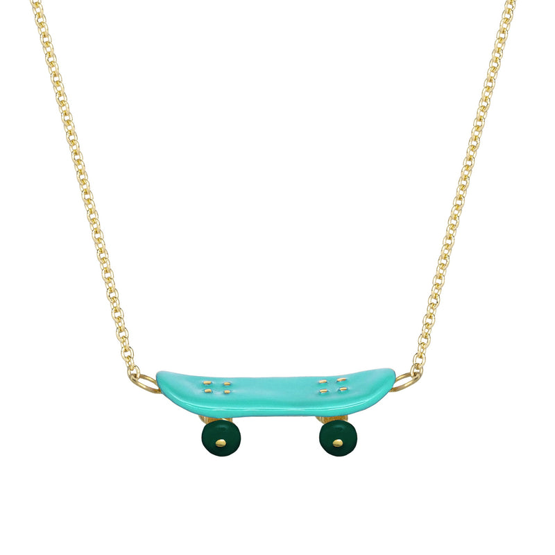 SKATE BLUE NECKLACE