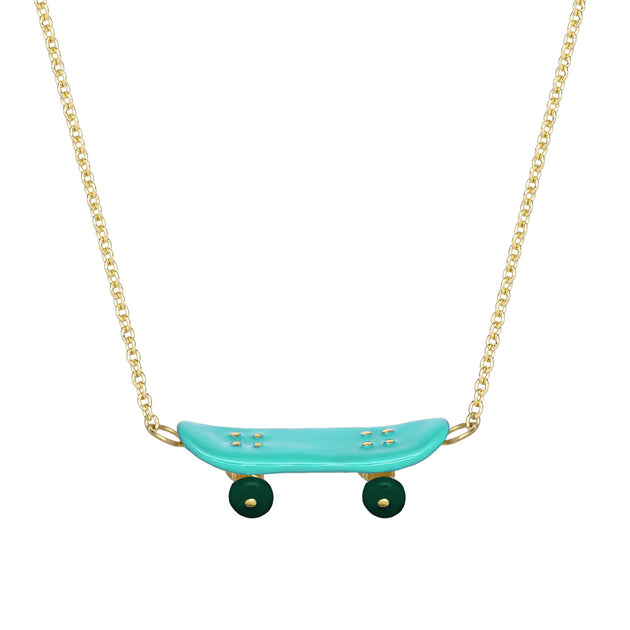 SKATE BLUE NECKLACE