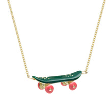 Load image into Gallery viewer, SKATE GREEN NECKLACE
