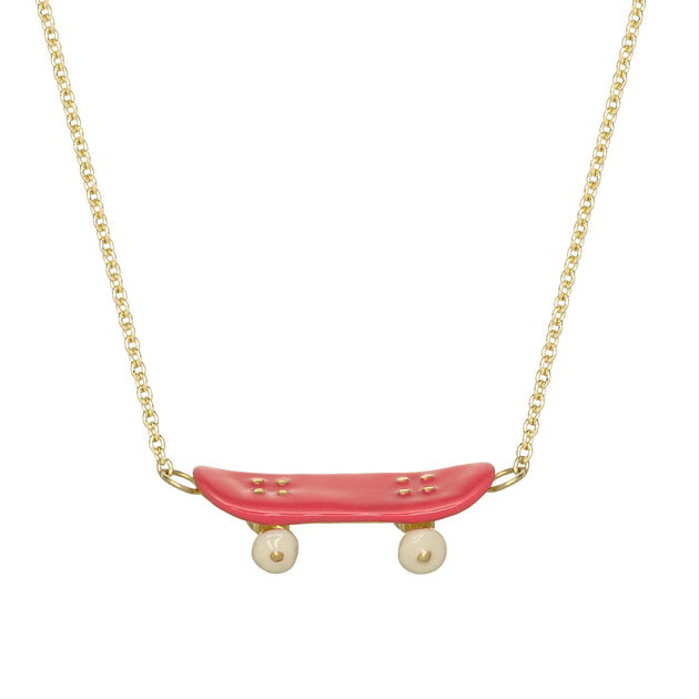 SKATE PINK NECKLACE