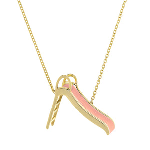 SLIDE PINK NECKLACE