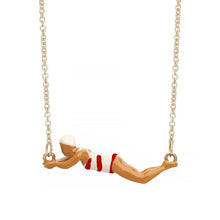 Load image into Gallery viewer, NADADORA RAYADA RED NECKLACE
