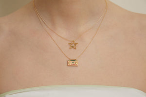 ESTRELLA ESMERALDA NECKLACE