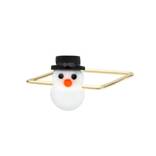 Load image into Gallery viewer, SNOWMAN WHITE RING
