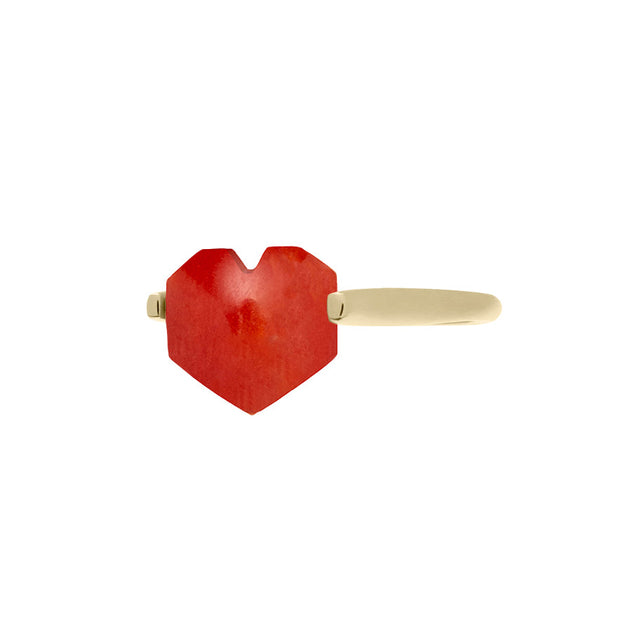 MINI CORAZON RED RING