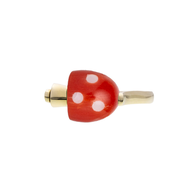 L'AMANITA RED + WHITE RING