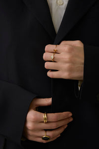 ARO C BAGUETTE OPAL RING