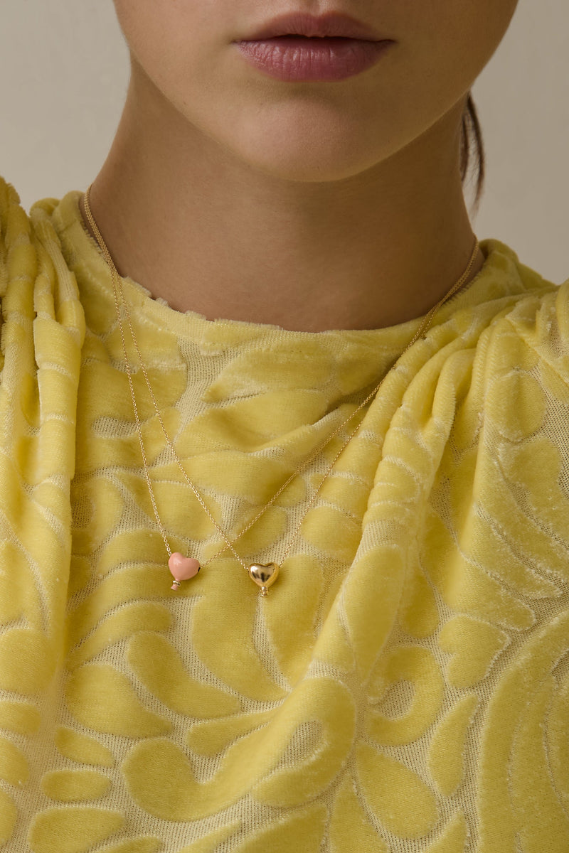 CORAZON BALLOON PINK NECKLACE