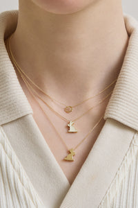 CONEJITO BOLD WHITE NECKLACE