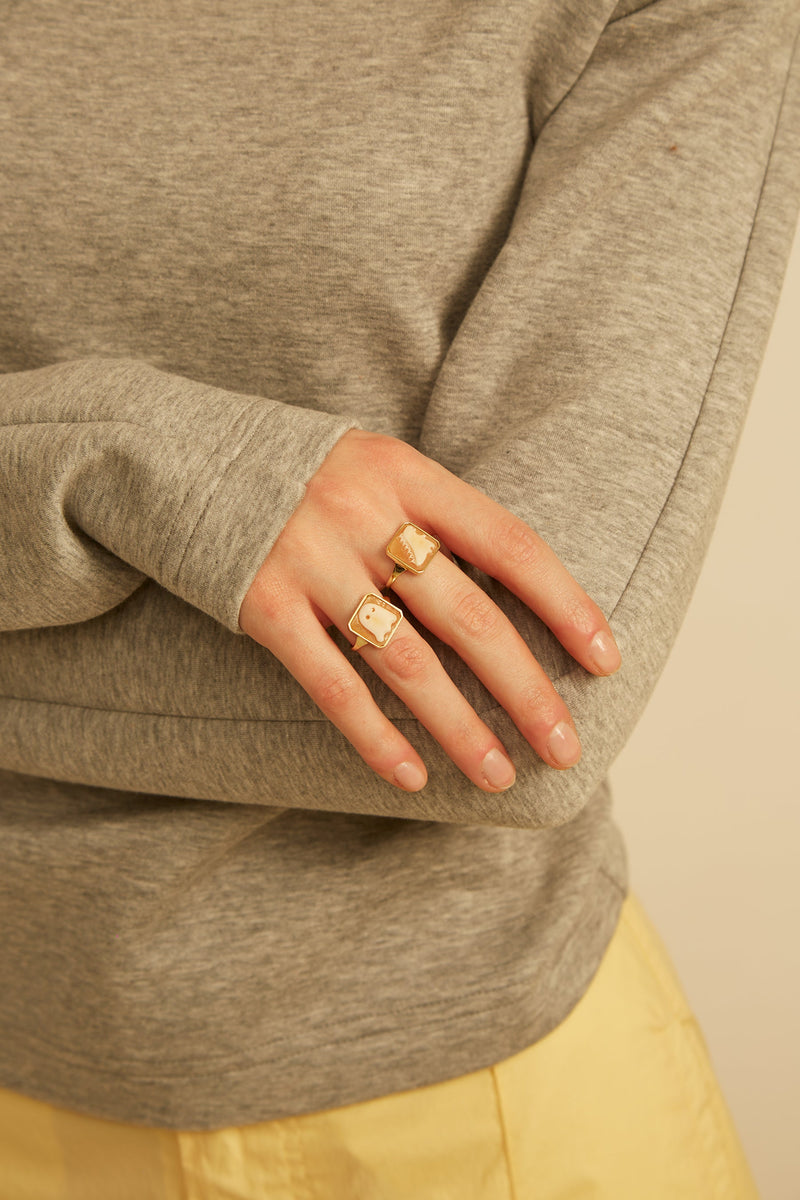 MINI CAMEO FANTASMA RING