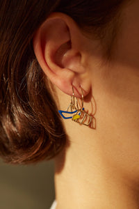 TEQUILA ENAMEL EARRING CIRCLE