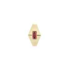 Load image into Gallery viewer, DECO ROMBO P MINI PINK TOURMALINE EARRING
