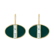 Load image into Gallery viewer, DECO LAGO AQUAMARINE EARRINGS
