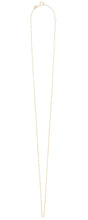 Load image into Gallery viewer, Yellow gold chain necklace with ring clasp long
