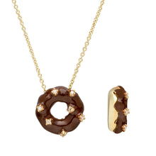 Load image into Gallery viewer, DONUT ICE GLAZED DIAMONDS NECKLACE
