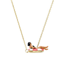 Load image into Gallery viewer, FLOTADORA PINK NECKLACE
