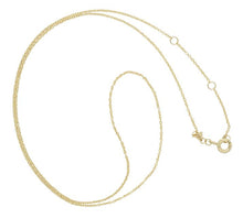 Load image into Gallery viewer, Yellow gold chain necklace with ring clasp
