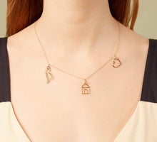 Load image into Gallery viewer, ROLO CHAIN NECKLACE WITH CLASPS
