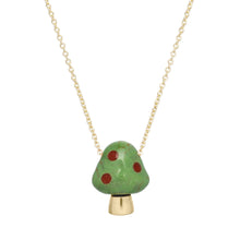 Load image into Gallery viewer, L&#39;AMANITA GREEN + RED NECKLACE
