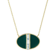Load image into Gallery viewer, DECO LAGO AQUAMARINE NECKLACE
