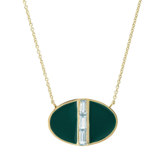 DECO LAGO AQUAMARINE NECKLACE