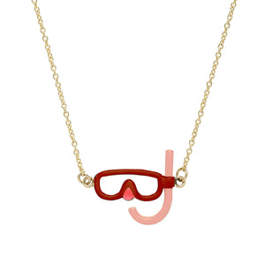 SNORKELING RED NECKLACE