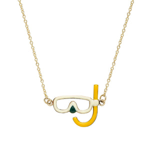 SNORKELING YELLOW NECKLACE