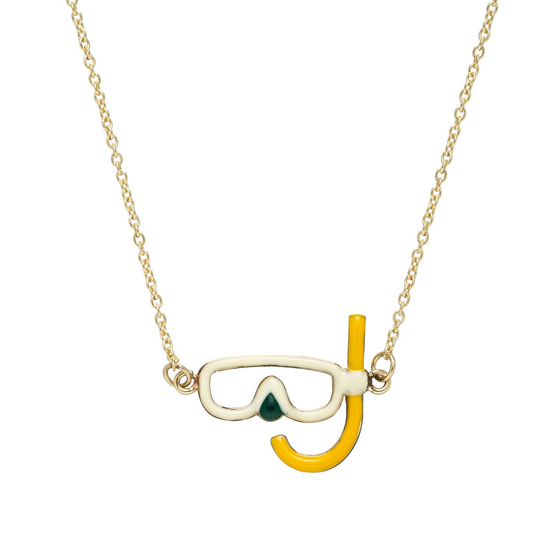 SNORKELING YELLOW NECKLACE