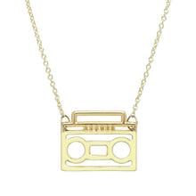 Load image into Gallery viewer, ESTEREO ENAMEL YELLOW NECKLACE

