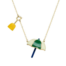 Load image into Gallery viewer, SOMBRILLA PALETA GREEN NECKLACE
