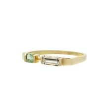 Load image into Gallery viewer, COMPUESTA AMETHYST + TOURMALINE RING
